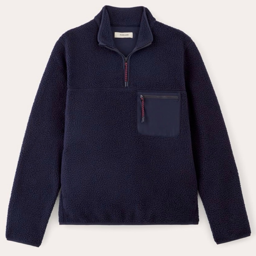 Everlane | The ReNew Fleece Oversized Half-Zip, XS